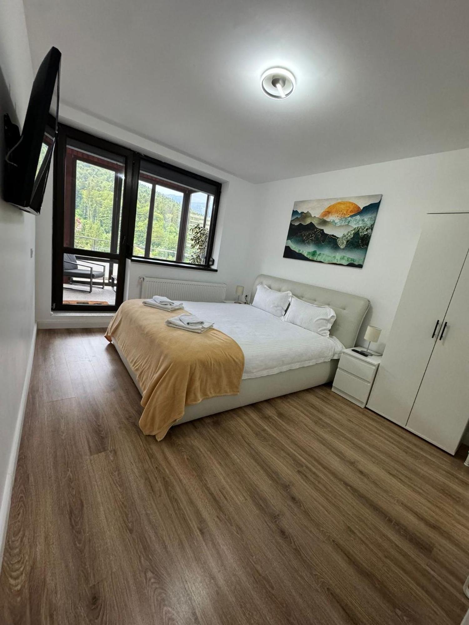 Best View Ap With Parking And 2 Bathrooms Sinaia Dış mekan fotoğraf